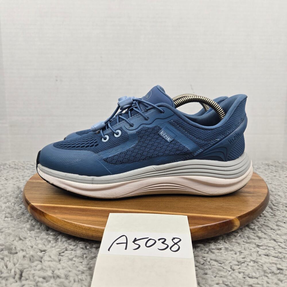 Kizik Women 9 London Coronet Blue Mesh Daily Casual Hands-Free Lifestyle Sneaker